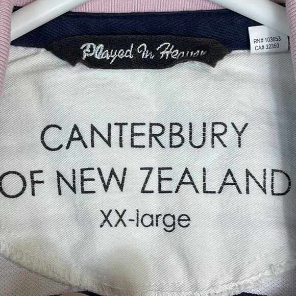 Canterbury Polo Shirt Adult XXL Played in Heaven Rugby Short Sleeve Logo Men - Picture 7 of 13